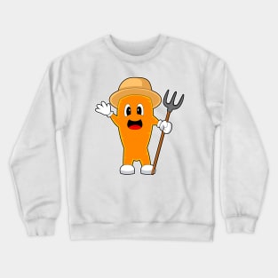 Carrot Farmer Rake Crewneck Sweatshirt